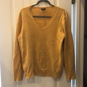Mustard Yellow cashmere sweater